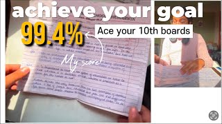 How to score 98+ in 10th boards 🏆💁🏻‍♀️🥇| effective study techniques for boards | stress management