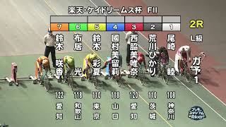 【岸和田競輪場】令和4年9月6日 2R 楽天・ケイドリームス杯 FⅡ  1日目【ブッキースタジアム岸和田】