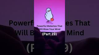 Part-19 Powerful Websites That Will Blow Your Mind #shorts #ai #part19 #amazingwebsite #productivity