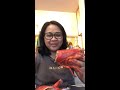 eating lobster s head