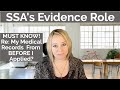 MUST KNOW - Will SSA Order My Medical Records  From BEFORE I Applied?