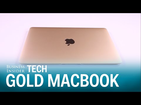Unboxing Apple's new gold Macbook Unboxing Apple's new gold Macbook