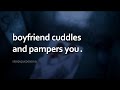 Boyfriend pampers and cuddles you to sleep (Asmr) (Breathing) (4 Hours)  (M4A) (Playful)