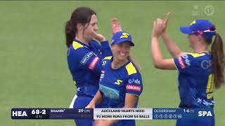 50 again for Bates! Hearts v Sparks | SHORT HIGHLIGHTS | Dream11 Super Smash | Eden Park Outer Oval