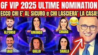 GF 2025 ULTIMI SONDAGGI: ECCO CHI RISCHIA DI PIU'! FAN SCONVOLTI!