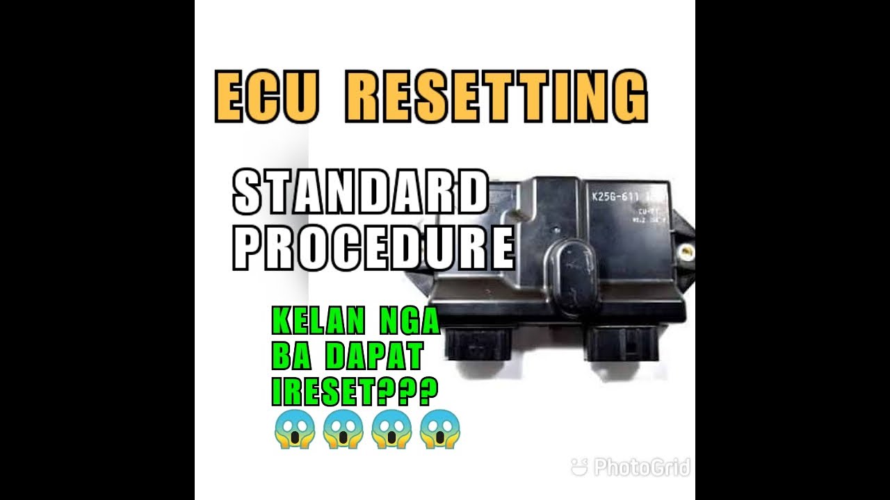 ECU RESETTING STANDARD PROCEDURE.. - YouTube