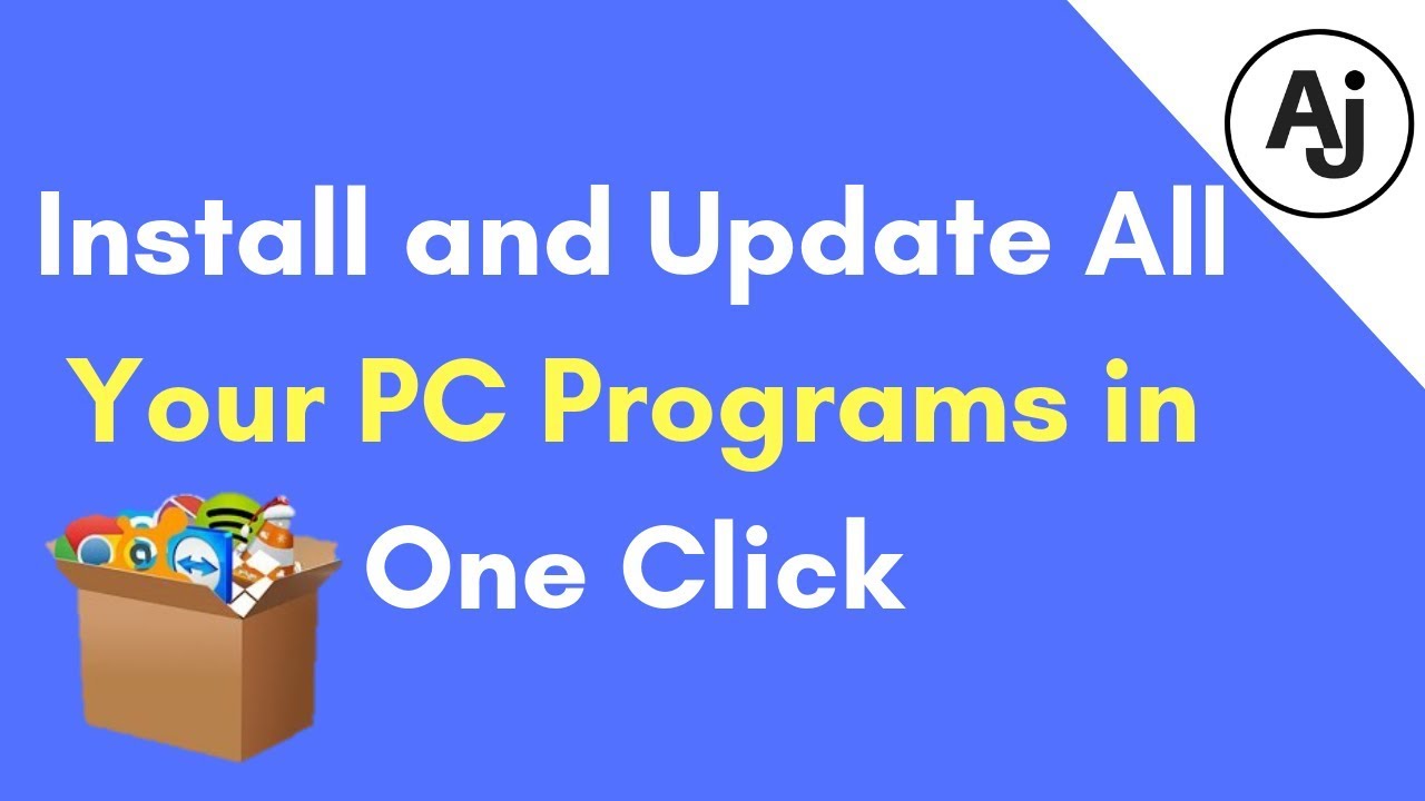 Ninite - Install And Update All Your PC Programs In One Click - YouTube