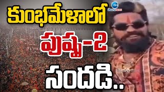 Pushpa 2 | Kumbh Mela | కుంభమేళాలో పుష్ప-2 సందడి | ZEE Telugu News