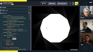 Coding a camera shutter effect in JavaScript
