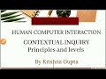 Contextual inquiry principles