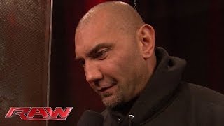 Renee Young talks to No. 1 contender Batista: Raw, March 3, 2014