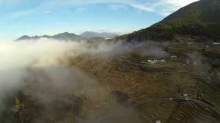 雲海の丸山千枚田（熊野市）DJI Phantom