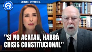 Alcántara Carrancá desencantado de la reacción de la presidenta