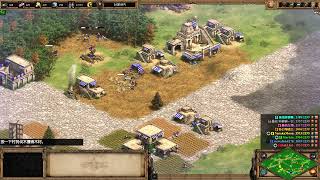 世紀帝國2 黑森林 新手 Age of Empires-black forest newbie play