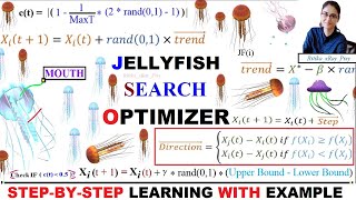 Jellyfish Search Optimizer | STEP-BY-STEP | with Example ~xRay Pixy
