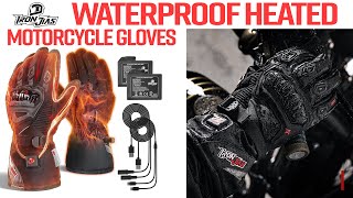 No Excuses To Ride In Winter - I've Tested The IRON JIA'S Waterproof Heated Motorcycle Gloves AXE01H