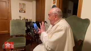 Pope Francis makes video call to Catholic parish in Gaza