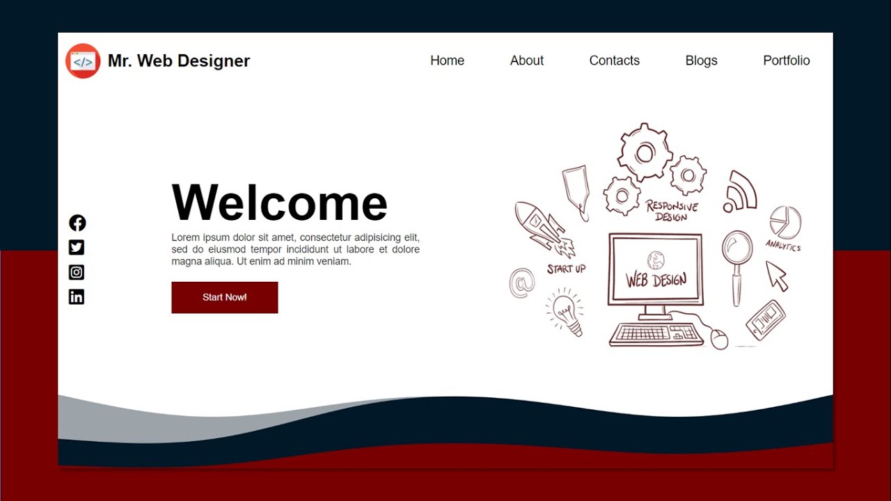 Responsive Website Design Using Pure CSS