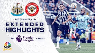 Newcastle United v. Brentford | PREMIER LEAGUE HIGHLIGHTS | 9/16/2023 | NBC Sports