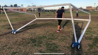 Soccer Goal Wheels up to 5” Diameter Uprights - (Ruedas para mover porterías)