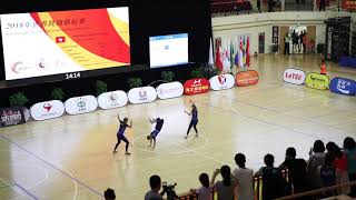 2018 FISAC IRSF World Rope Skipping Championships Female Team DD Single Freestyle Sweden 2