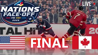 4 NATIONS FACE-OFF 2025  CANADA-USA FINAL