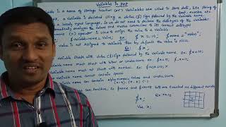 Variables in PHP | PHP Tutorial | CLASS-3 | Telugu