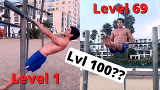 Pull Ups From LEVEL 1 All the Way to LEVEL 100 (WHAT IS YOUR LEVEL?)