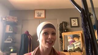 How to wear a Rus Veil Style 2   demo   Phoebe Welke