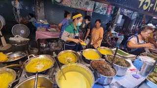 ทักษะการทำอาหาร แม่ค้าขนมเบื้องญวน คุมคนเดียว 5 เตา ทำยังไงเอาอยู่ street food thailand