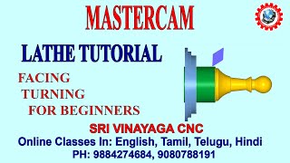 MASTERCAM CNC TURNING PROGRAMMING TUTORIALS, LESSON 1