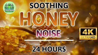 Soothing Honey Noise | 24 Hours | BLACK SCREEN | Studying, tinnitus relief, or calming the mind.