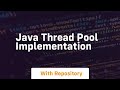 java thread pool implementation