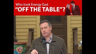 Who took Energy East \