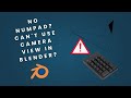 Blender Keyboard Fix : Emulate Numpad for Camera View 🎥