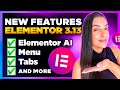 Elementor AI has Arrived! What's new in Elementor 3.13 [Menu, Tabs, Mega Menu, Elementor AI]