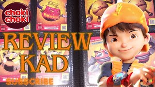 REVIEW ALBUM KAD CHOKI CHOKI BOBOIBOY!!!! FIRST VIDEO