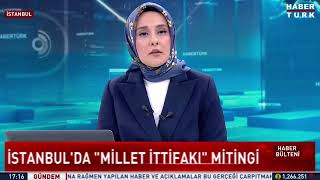 Millet İttifakı'ndan İstanbul Mitingi