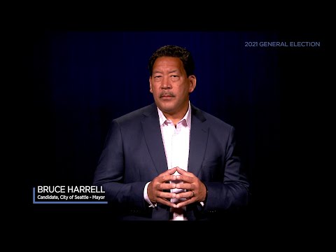 Bruce Harrell, Candidate for Mayor of the City of Seattle – Video Voter Guide for the 2021 General Election