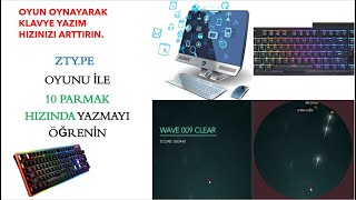 Bu Oyun ile Birlikte Klavye Yazma Hızınızda Artış Olacaktır ! 10 Parmak Hızına Çıkaran Oyun ! zty.pe