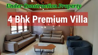 4 Bhk Premium Villas in Gota Ognaj Road Near SG Highway Ahmedabad Under Construction Property ID173