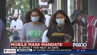 Mobile mask mandate now in effect