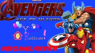 Unboxing Review Marvel Avengers Comics Iron Man Hulk Thor Water Squirter Toy
