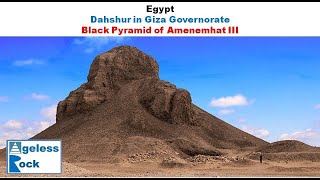 The Black Pyramid of Amenemhat III in Dahshur, Egypt