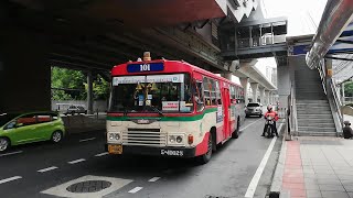 Bangkok Buses at Seacon Bangkae Bus Stop