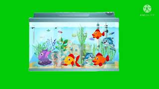 Fish Aqurium  Animation Green Screen