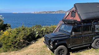 OVERLANDING SARDINIA - Family Camping Roadtrip in an old Land Rover Defender