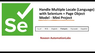 Localization Testing with Selenium + Page Object Model - Mini Project