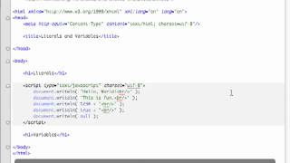 JS02 JavaScript Variables Part 1