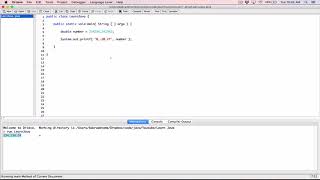 105. Left justifying numbers in a minimum field width - Learn Java